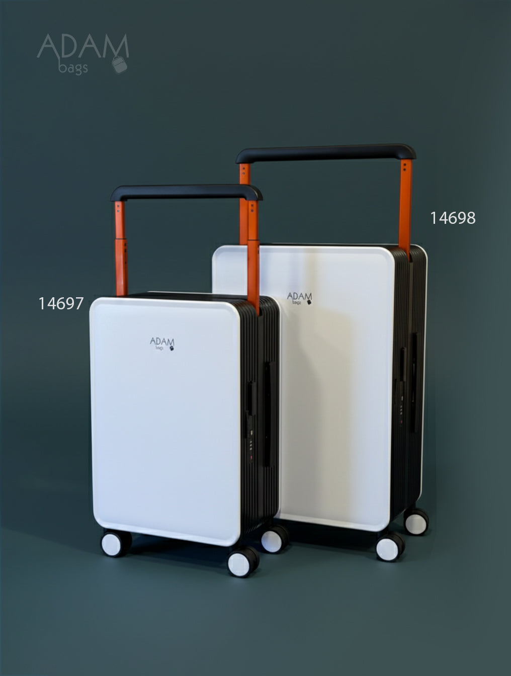 حقيبة سفر صلبة بعجلات 360° وقفل أمان