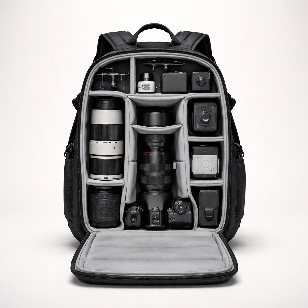 حقائب التصوير والمعدات