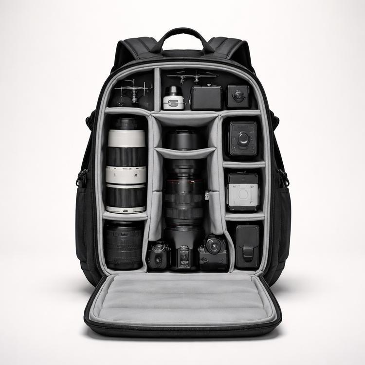 حقائب التصوير والمعدات