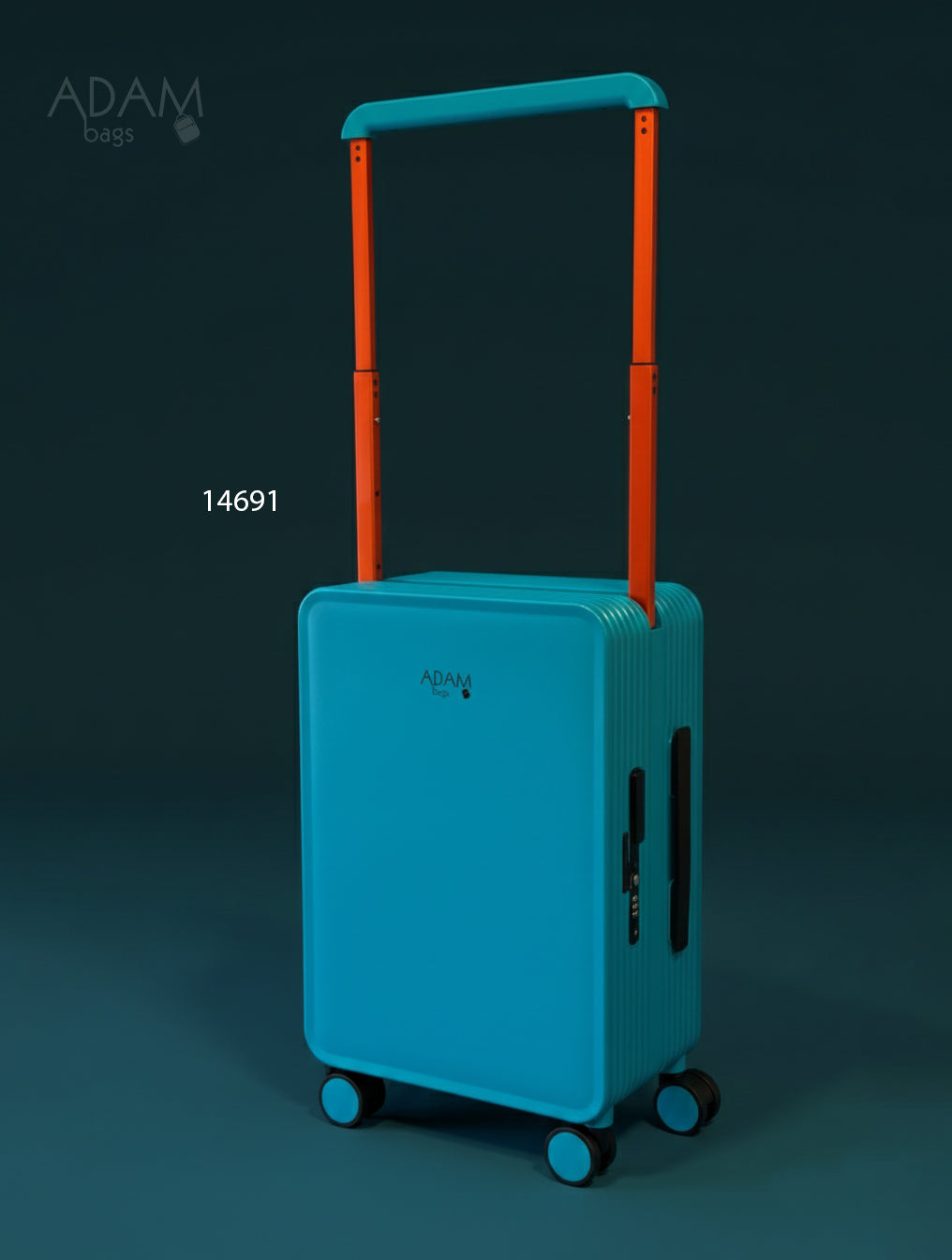 حقيبة سفر صلبة بعجلات 360° وقفل أمان