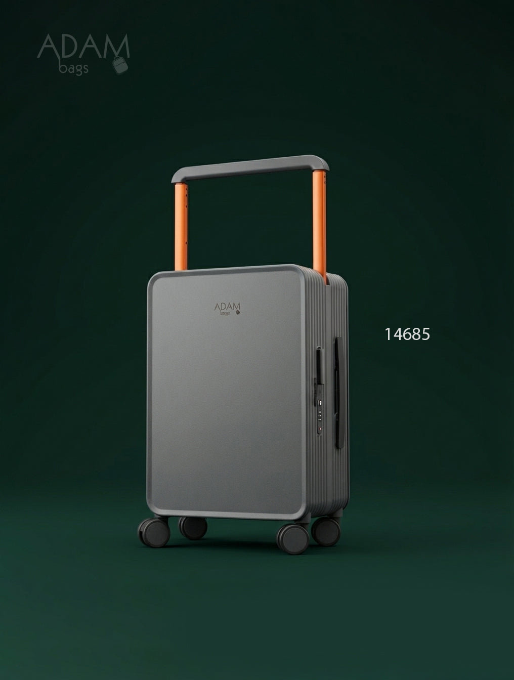 حقيبة سفر صلبة بعجلات 360° وقفل أمان