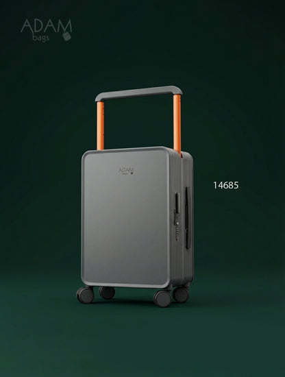 حقيبة سفر صلبة بعجلات 360° وقفل أمان