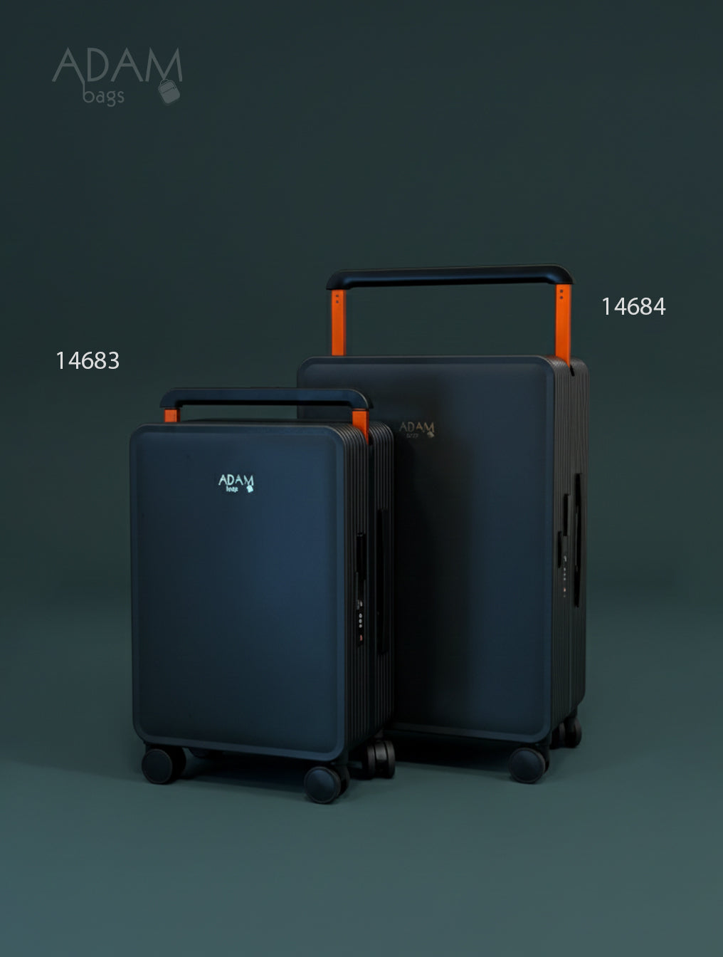 حقيبة سفر صلبة بعجلات 360° وقفل أمان