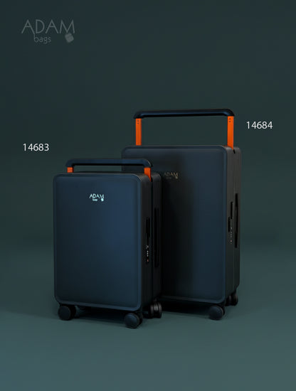 حقيبة سفر صلبة بعجلات 360° وقفل أمان