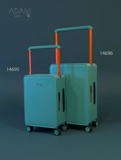 حقيبة سفر صلبة بعجلات 360° وقفل أمان