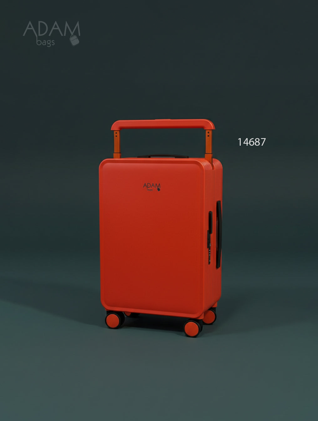 حقيبة سفر صلبة بعجلات 360° وقفل أمان