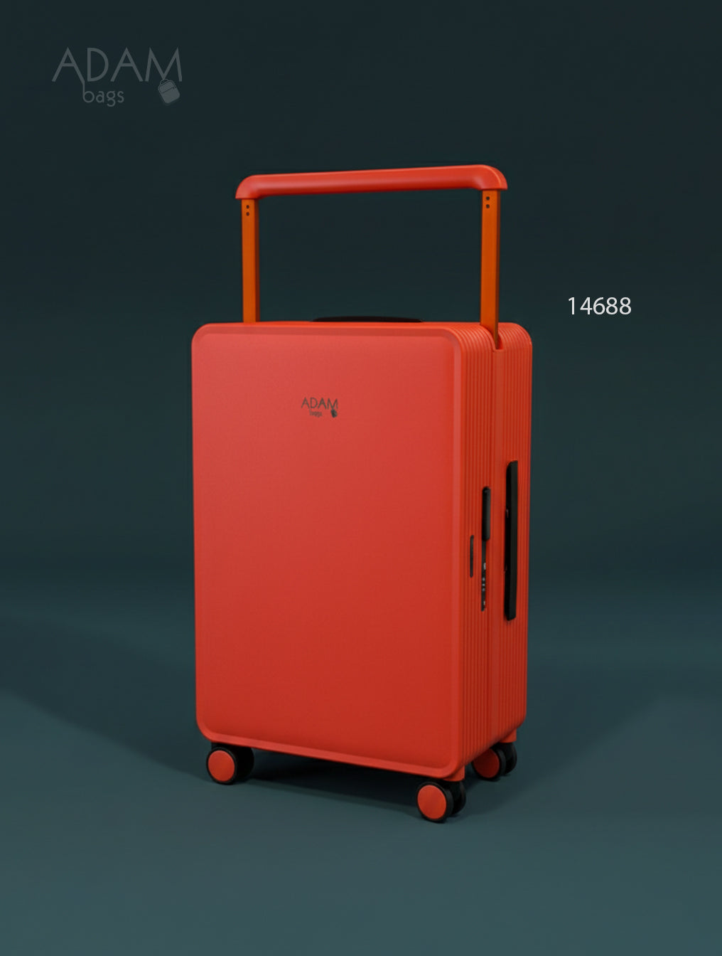 حقيبة سفر صلبة بعجلات 360° وقفل أمان