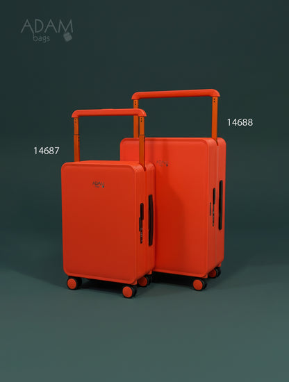 حقيبة سفر صلبة بعجلات 360° وقفل أمان